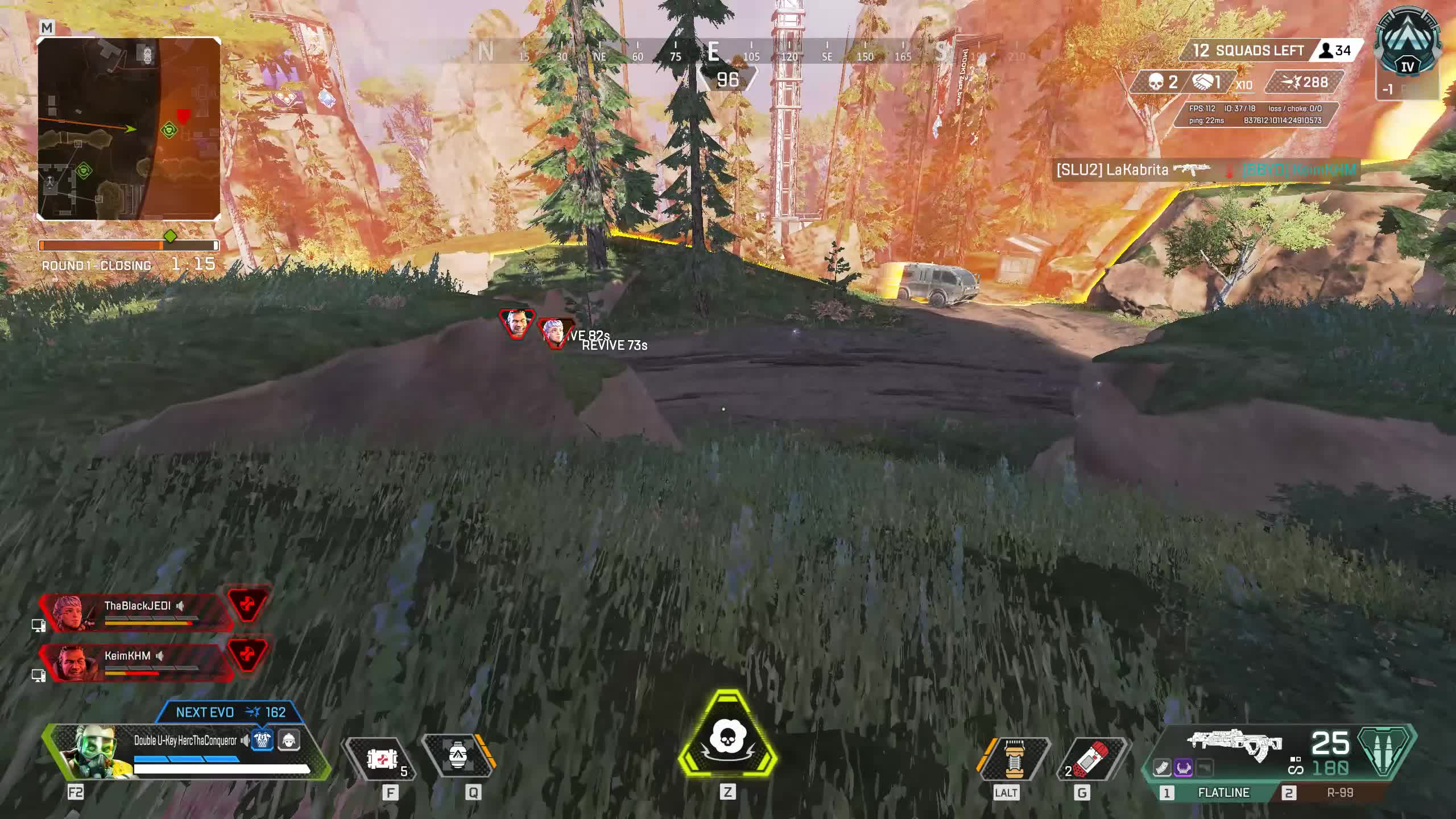 Big Daddy Caustic Team Wipe — Apex Legends